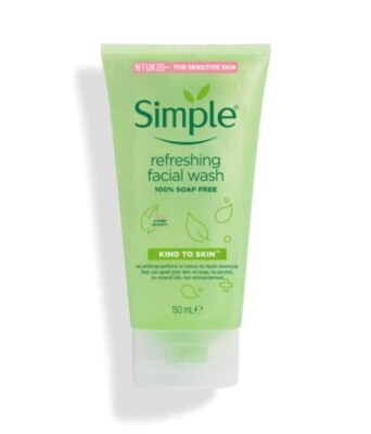 Simple Kind to Skin Refreshing Facial Wash 100% Seifenfreies Gel 150ml 