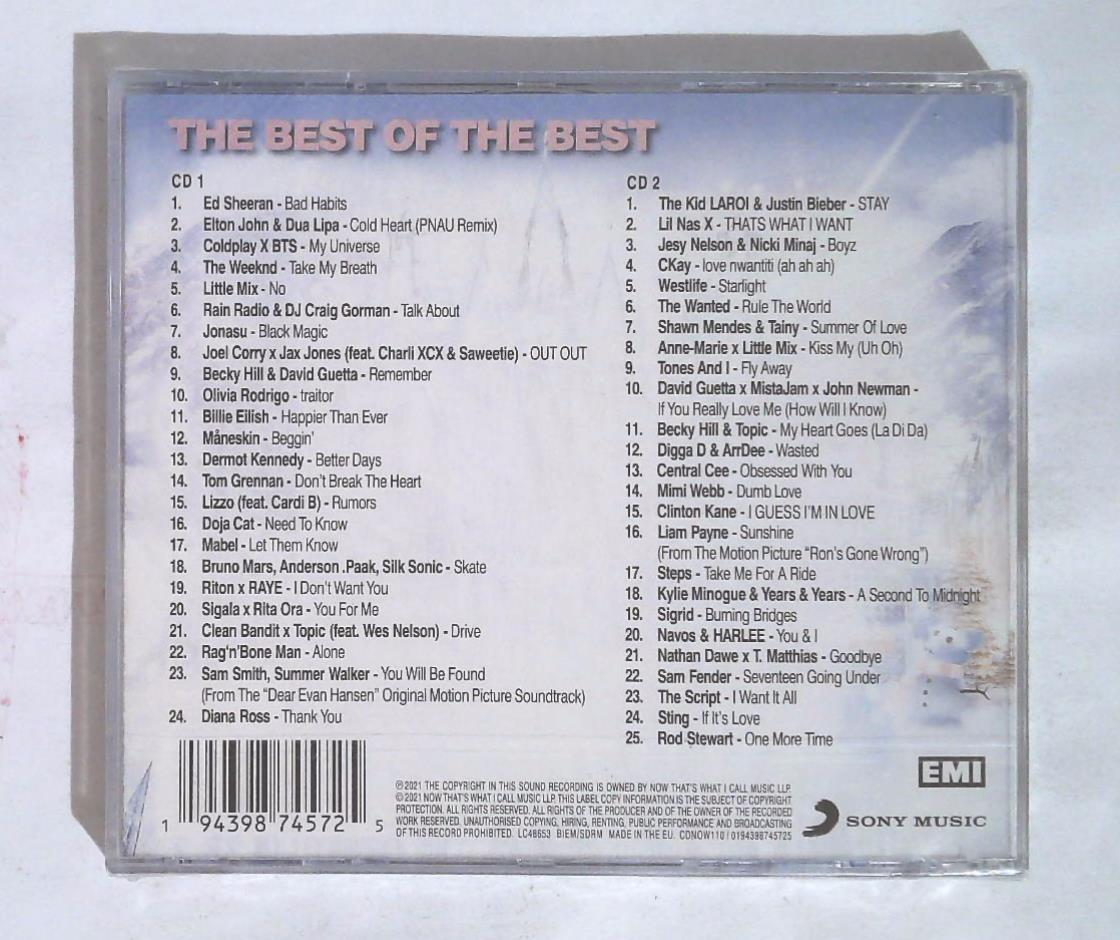 Various – Now That's What I Call Music! 110 CDNOW110 EU 2CD