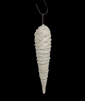 Vintage Christmas Tree Decorations / Cotton Icicles ~ 1900 (# 17504)