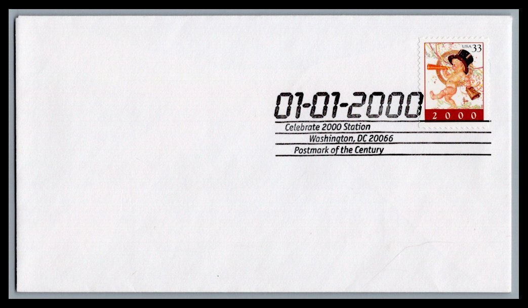 US Y2K FDC # 3369 33c Year 2000, Y2K! none ndd0 ssed 2000, 9N506