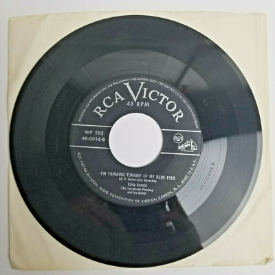 Eddy Arnold  Rockin' Alone / I'm Thinking Tonight Of My Blue Eyes 45 RCA WP 195