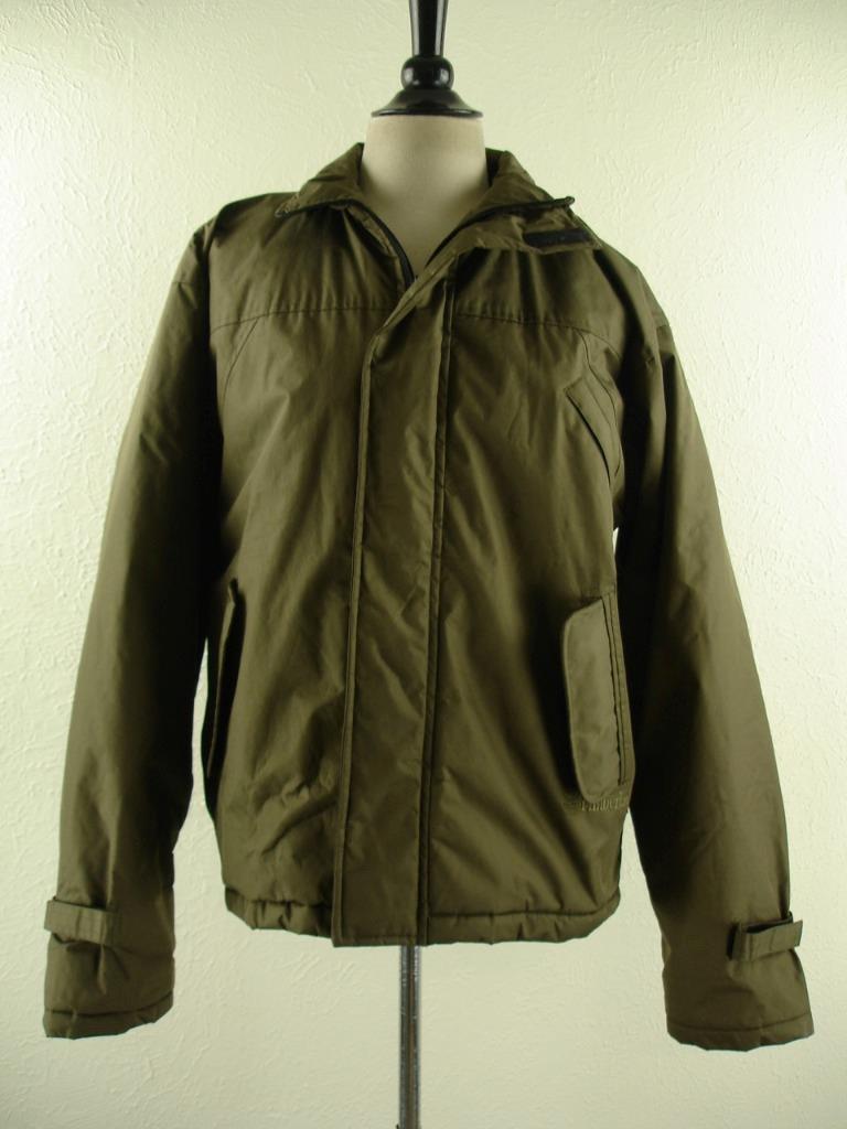 Womens M Timberland Weather Gear Waterproof Field Jacket Coat Fleece Lined  Green