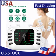 Electric Pulse Massager Tens Unit Muscle Stimulator Machine Therapy Pain Relief