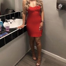 pretty little thing bodycon dress size 8