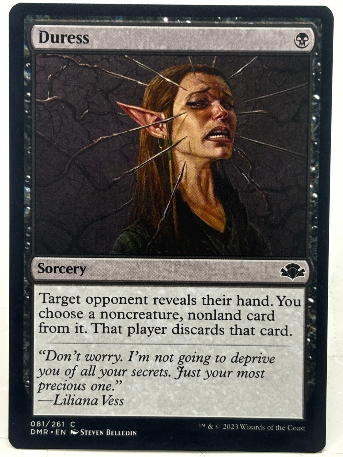 Duress NM/M* Dominaria Remastered ENGLISH 081/261 mtg -UnltdCards