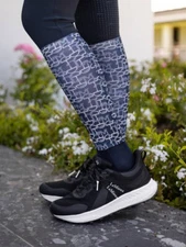 LeMieux Footsie Junior Socks - Florence LM Navy