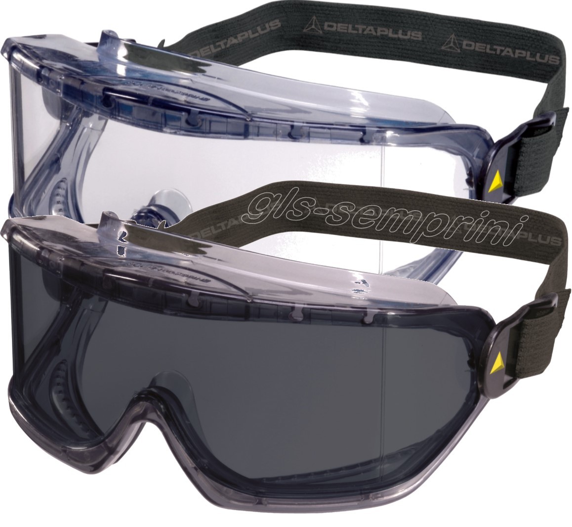 Gafas De Protección Delta Plus ASO2IN - Policarbonato Ahumado, 1 Unidad, Para Trabajo Y Bricolaje