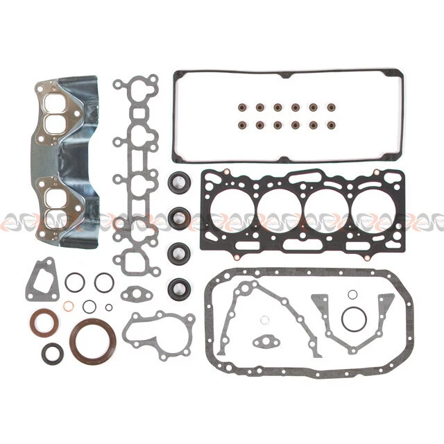Compatível com 97-02 Mitsubishi Mirage 1.5L SOHC conjunto completo de junta 4G15 - Imagem 2 de 4