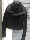 Rick Owens Clean Biker Leather Shoulder Collar (RET $1,747) — photo 3