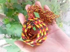 10 Handmade Braid Aborigines Aboriginal Waxed Nylon Cotton Bracelets Wholesale