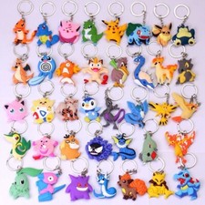 100pcs Japanese anime PVC Keychain Puppet Key Chain Girls boy Keyring gifts