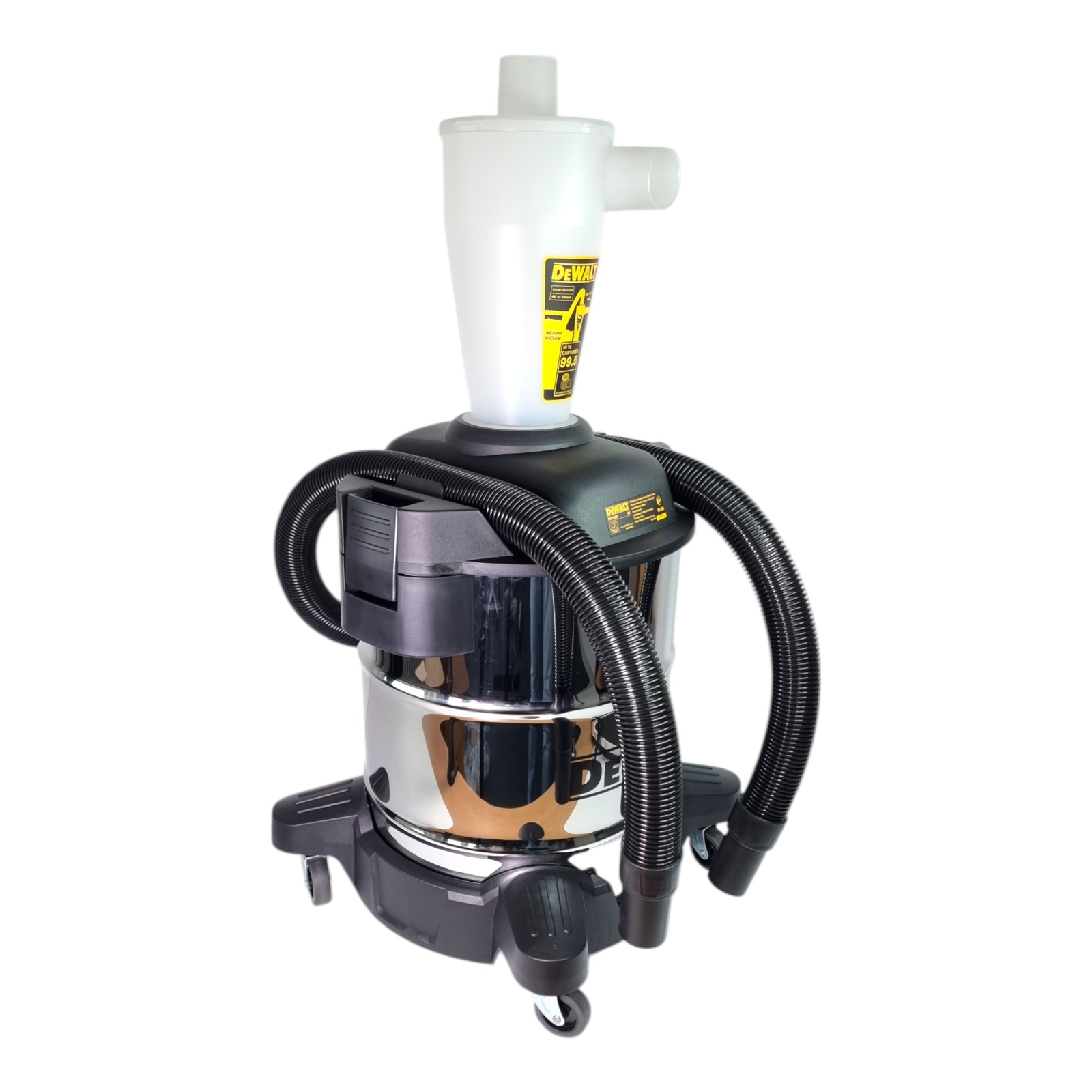 DeWalt DXVCS 003 사이클론 프리세퍼레이터 38리터 스테인리스 스틸 4