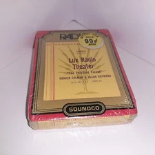 Lux Radio Theater SEALED 8 Track Casette Tape "Petrified Forest" Susan Hayward