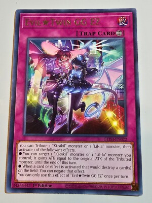 Evil Twin GG EZ GEIM-EN022 Rare 1st Edition Yugioh | eBay
