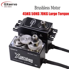 45kg 50kg 70kg Metal Gear Brushless Servo 8.4v 0.08sec For RC 1/8 Car 180degree