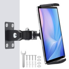 iPad Wall Mount 360  Rotating Tablet Wall Mount Metal Holder for Kitchen Car