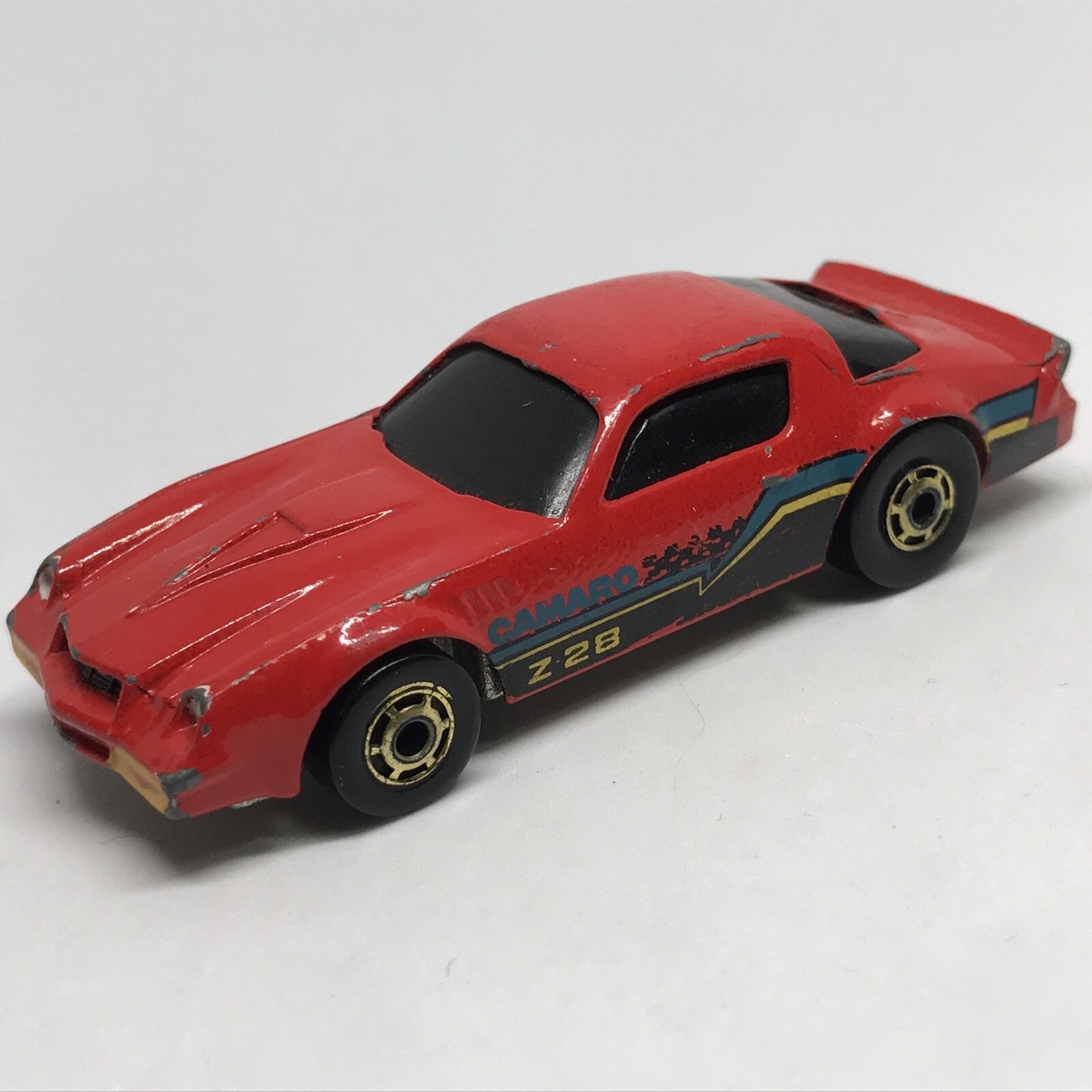 Hot Wheels Camaro Z-28 1982/1986 Red/Blue/Yellow/Black - Made In