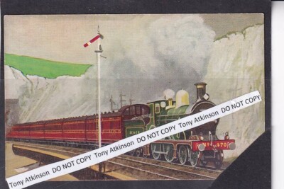 SOUTH EAST & CHATHAM RAILWAY - DOVER EXPRESS - VINTAGE POST CARD - #L12588