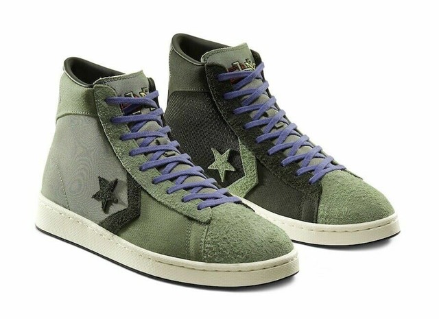 Converse Pro Mid BHM Green 168273C Size 