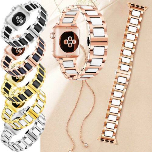 Bracelet de montre bracelet de montre en céramique acier inoxydable pour apple Watch Series 4/3/2/1 44/42 mm - Photo 1/36