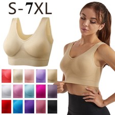 3Pack Sport Bras Seamless Wire FreeWeight Support Tank Sports Yoga Sleep Bras