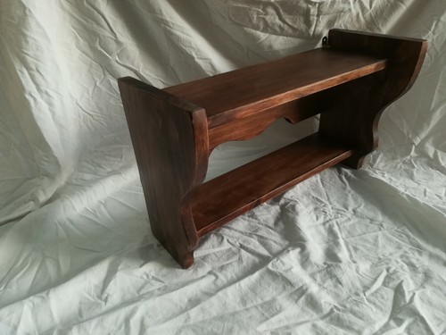 ESTANTERÍA de madera, ideal para colgar, de estilo rústico. 50 cms. largo - Imagen 12 de 12
