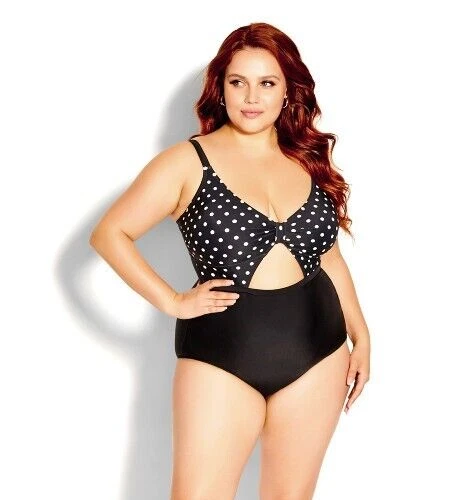 Plus size top swimwear city chic