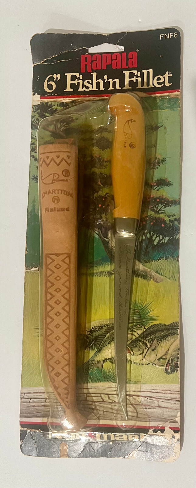 Vintage 1980 Normack Rapala 6" Fish'n Fillet Stainless Knife & Sheath