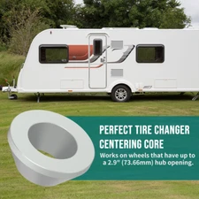 US For Car Truck Ultimate Manual Tire Changer Centering Cone Kit Billet Aluminum