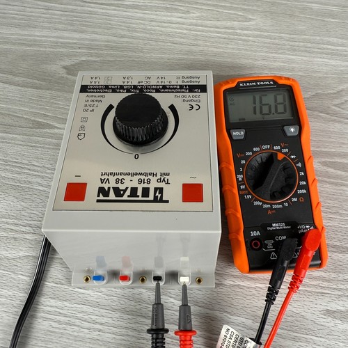 Vtg Titan Type 816 Transformator Speed Controller Train Transformer US PLUG LN - Picture 3 of 18