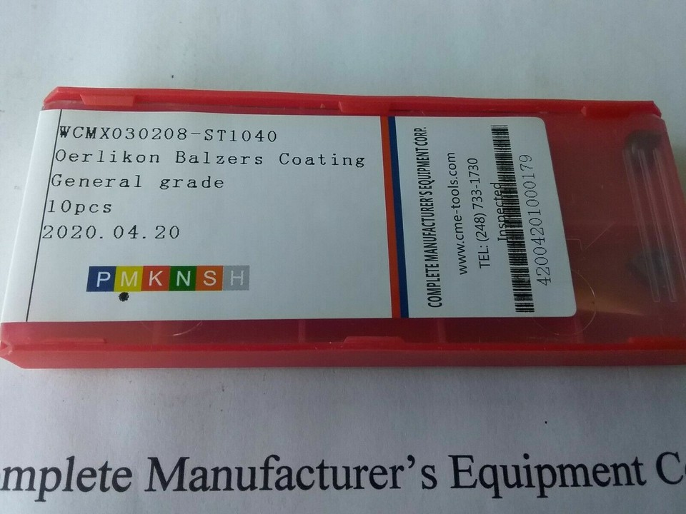 CME U-Drill 5/8x2x5 Indexable Drill With 1" Shank & 10 Extra WCMX03 Inserts - UD-58