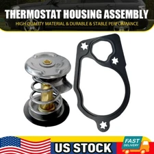 Thermostat Housing Assembly for 2007-16 GMC Acadia 3.6L 2010-17 Terrain 3.6L H