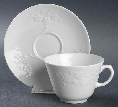 Spode Blanche De Chine  Cup & Saucer 675257