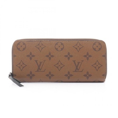 LOUIS VUITTON Portefeuille Clemence Long Wallet M82336 Monogram Reverse Used LV