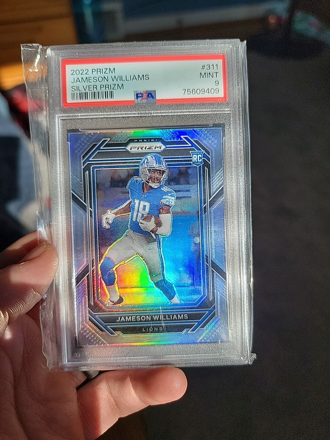 2022 Panini Prizm - Rookies Jameson Williams #311 Silver Prizm (RC)