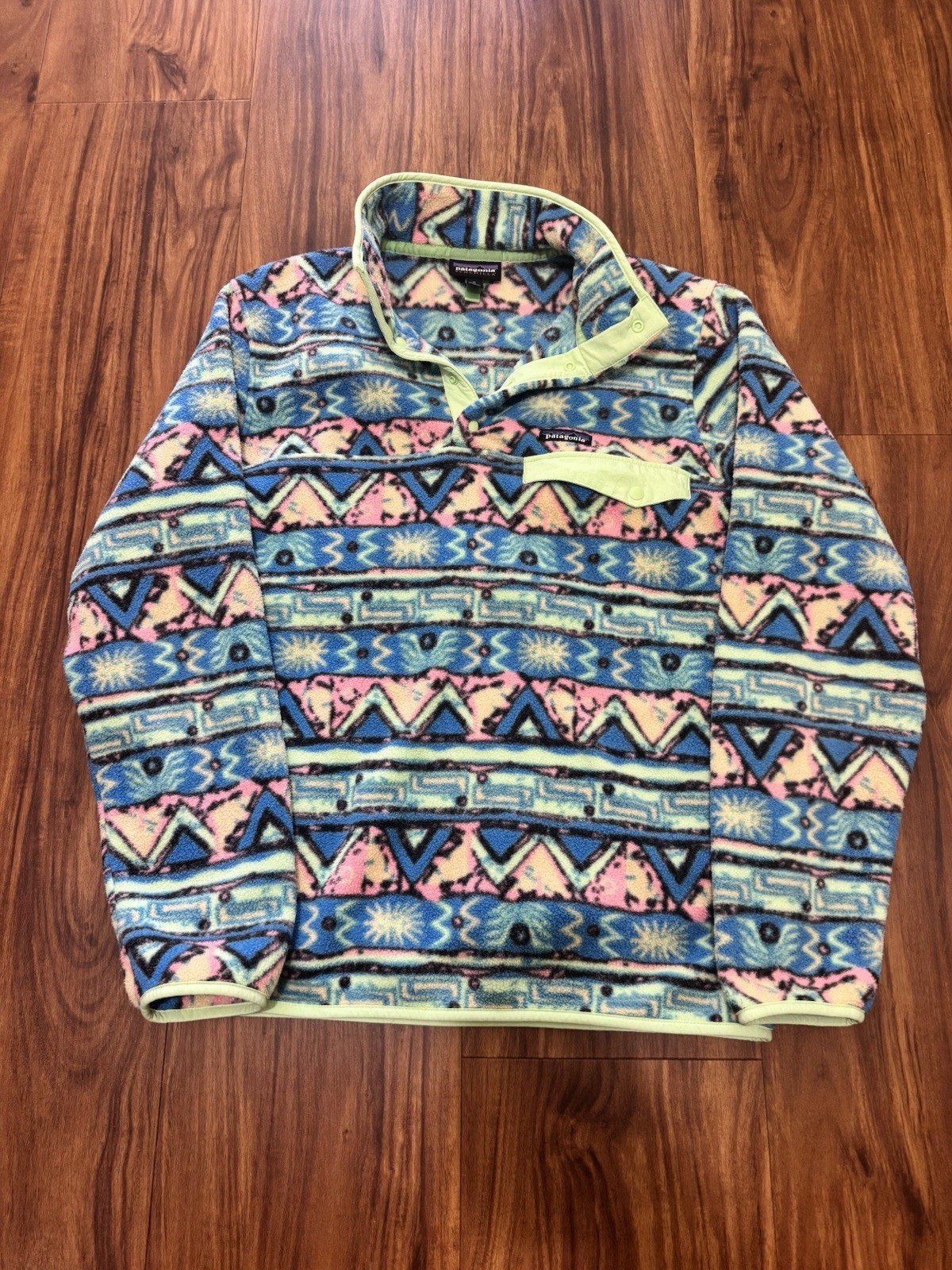 Patagonia Synchilla Snap T Pullover Fleece Rare High Hopes Geo Men’s Medium