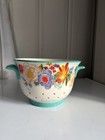 Pioneer Woman 4 1/2"Pasta Veggie Colander Strainer Floral Turquoise Blue Floral — photo 5