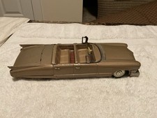 Vintage 1963 Bandai Cadillac Needs Windshield Restore Tin Friction Toy Car