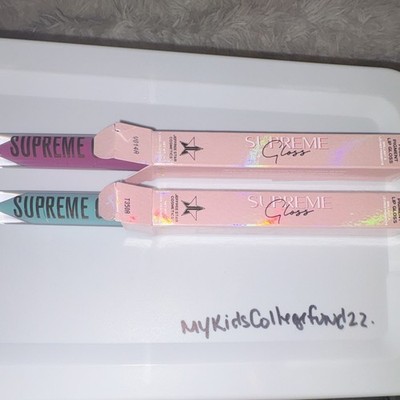 Jeffree Star Cosmetics Supreme Gloss Lip Gloss Set 2 Purple Blue 5.1g Shine