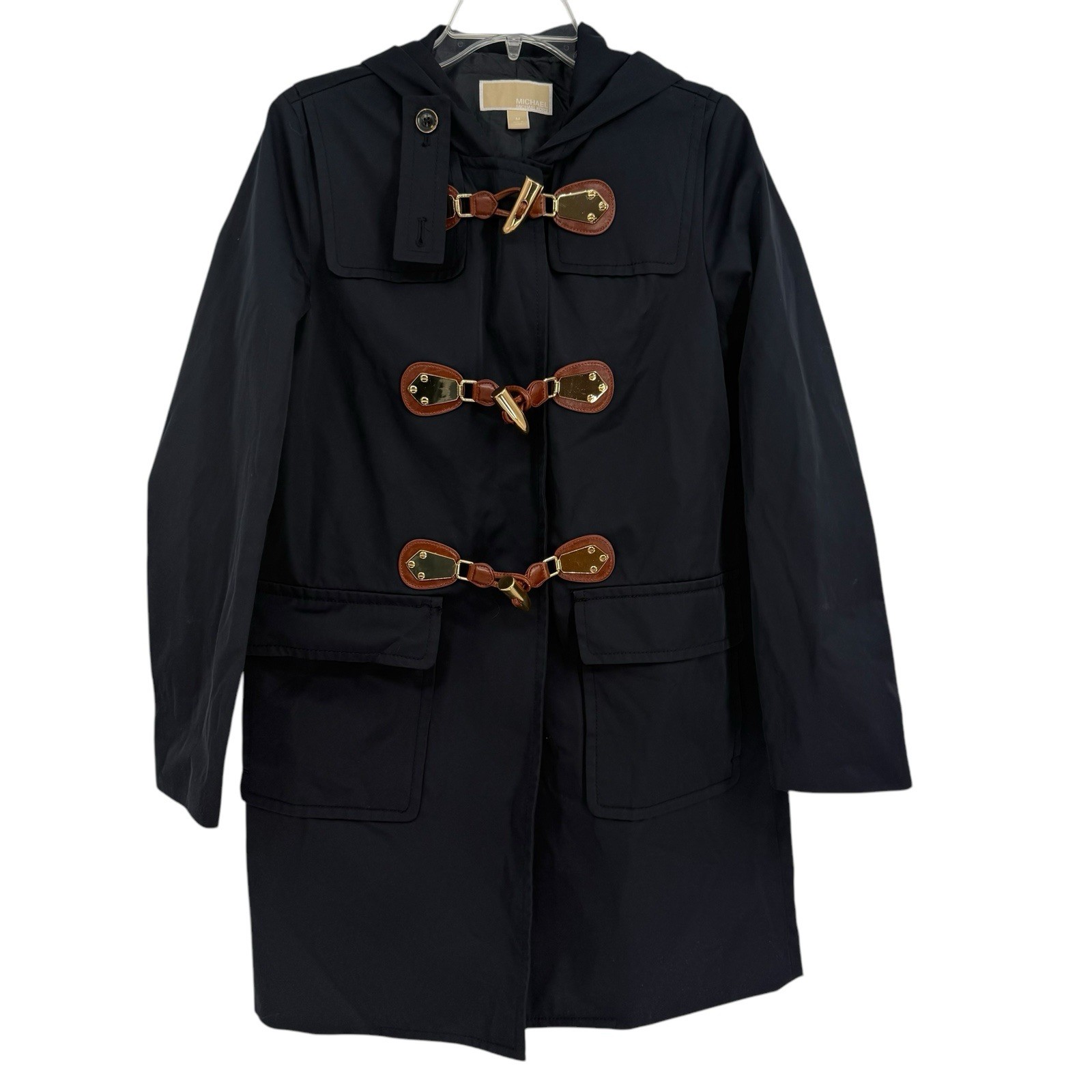 MICHAEL Michael Kors Toggle Softshell Coat Navy B… - image 1