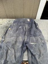 Carhartt OR4393-M Loose Fit Firm Duck Quilt Insulated Bib Overall Size XL