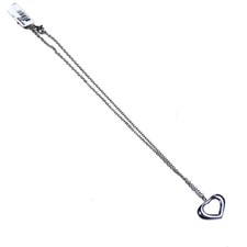 Women's Stainless Steel Open Heart Necklace