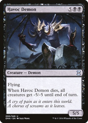 #ad Havoc Demon Foil Eternal Masters 90 NM MTG $1.99