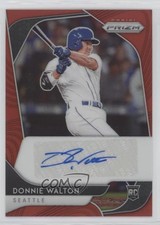 2020 Panini Prizm Rookie Auto Red Prizm 34/75 Donnie Walton #RA-DW Auto 0a4s
