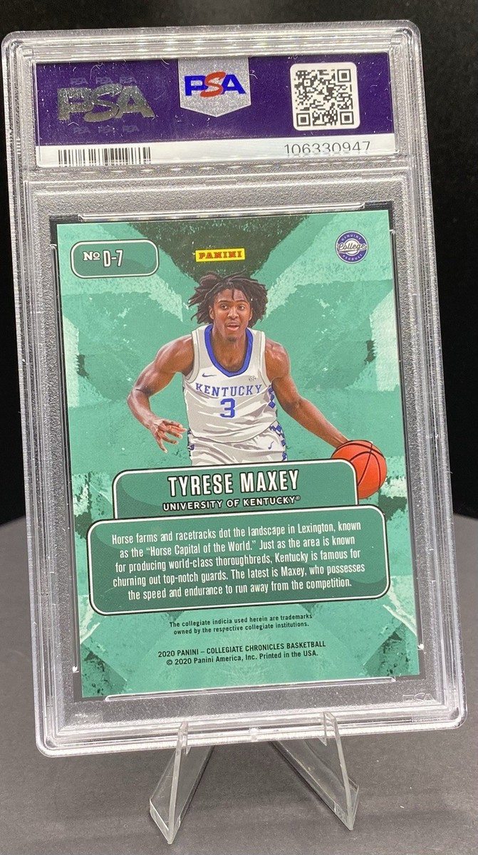NBA カード2020ドラフトピックプリズムタイラーマキシーサイン