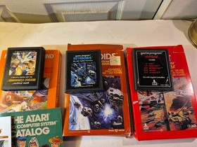 Atari 2600 Asteroids ,Missile Command , ASTEROIDS IN ORG BOX .