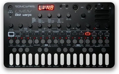 SONICWARE LIVEN 8bit warps LVN-010 Sonicware Synthesizer Black New