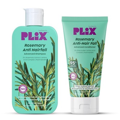 PLIX Rosemary Anti Hairfall Shampoo & Conditioner | Strengthen Hair Unisex
