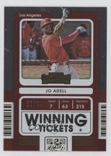2021 Panini Contenders Winning Tickets Gold 7/99 Jo Adell #WT-JA 10k8