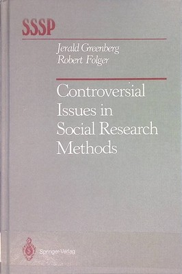 Controversial Issues in Social Research Methods Springer Series in Social Psycho